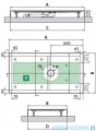 Novellini Olympic Plus brodzik prostokątny 150x70x12,5cm OL1507011-30