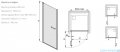 Sanplast Prestige III DJ/PRIII drzwi skrzydłowe 90x195 cm czarny matowy 600-073-0750-59-401