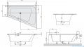 Villeroy&Boch Loop & Friends Square 175x135 wanna asymetryczna Prawa UBA175LFS9REV-01