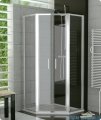 SanSwiss Top-Line Pięciokątna kabina prysznicowa TOP52 z drzwiami otwieranymi 80x80cm przejrzyste/srebrny mat TOP5260800107