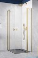 Radaway Nes KDD II Brushed Gold kabina 90x100 szczotkowane złoto 10031090-99-01L/10031100-99-01R