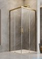 Radaway Idea Gold Kdd kabina 120x80cm złoty połysk/szkło przejrzyste 387064-09-01L/387061-09-01R