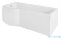 Besco Inspiro 170x70cm wanna z parawanem lewa + obudowa + syfon #WAI-170-PLE/#OAI-170-II/19975