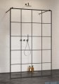 Radaway Modo X Black I Factory kabina Walk-in 120x200 szkło 10mm 388324-54-57, industrialny, loft