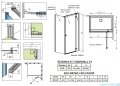 Radaway Essenza 8 Gold Kdj kabina 80x90cm prawa złoty połysk/szkło przejrzyste 10480512-01-01R/10470237-09-01R/10113090-01-01