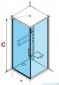 Novellini Glax 2 2.0 kabina z hydromasażem 80x80 lewa total biała G22GF89SM1-1UU