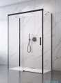 Radaway Idea Black Kdj+s kabina prysznicowa 75x130x75 lewa czarny mat/szkło przejrzyste 10116130-54-01L/387049-54-01R/10117075-01-01