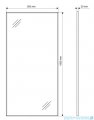 Excellent Kuadro lustro wiszące w ramie czarny mat 100x50 cm DOEX.KU100.050.BL