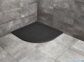 Radaway Kyntos A brodzik półokrągły 90x90cm czarny HKA9090-54
