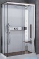 Novellini Nexis kabina prysznicowa z hydromasażem 100x80 prawa wood white NEXA109DM5-1KA
