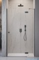 Radaway Essenza Brushed GunMetal Dwj drzwi wnękowe 110cm prawe szczotkowany grafit/szkło przejrzyste 1385015-92-01R