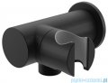 Kohlman Roxin Black zestaw prysznicowy z deszczownicą 30 cm czarny półmat QW210RBR30