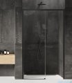 New Trendy Prime Black drzwi wnękowe pojedyncze 150x200 cm prawa przejrzyste D-0327A