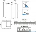 Radaway Modo New Black III kabina Walk-in 130x90x200 szkło przejrzyste 389134-54-01/389094-54-01/389000-54