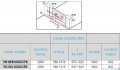 Vitalle NOLA drzwi wahadłowe 1-skrzydłowe prawe 100 cm czarne VN1WR100203PK