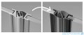 Radaway Idea Black Pdd kabina 80x90cm szkło czarny mat/szkło przejrzyste 387139-01-01/387150-54-01