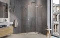 Radaway Essenza Ptj Brushed Nickel kabina pięciokątna 80x90cm prawa szczotkowany nikiel 1385010-91-01R/1385052-01-01