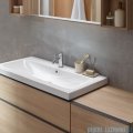 Geberit iCon Umywalka ścienna z otworem na baterię bez przelewu 60x48 cm 124062000