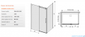 Sanplast kabina KND2/ALTII narożna prostokątna 90x190-200x210 cm grafit 600-121-0991-42-491