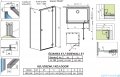 Radaway Essenza Black Kdj kabina 120x100cm prawa szkło przejrzyste 1385042-54-01R/1384052-01-01