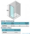 Novellini Kali PH+FH kabina 170x80 profile czarne KALIPH166-1H/KALIFH78-1H