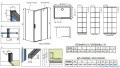 Radaway Idea Black Kdj Factory kabina prysznicowa 130x120 prawa czarny mat/szkło przejrzyste 387043-54-55R/387054-54-55L