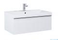 Elita Look szafka z umywalką 80x28x45cm biały połysk 167079/145840