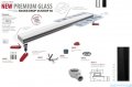 Wiper New Premium Black Glass Odpływ liniowy z kołnierzem 60 cm syfon drop 35 poler 500.0384.01.060