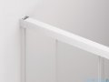 SanSwiss Cadura White Line kabina Walk in 150cm prawa ze ścianką przesuwną profile biały mat CAW2D1500907