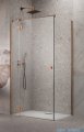 Radaway Essenza Kdj Brushed Copper kabina 90x75cm lewa szczotkowana miedź 1385044-93-01L/1384049-01-01