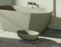 Riho Limited Escala owalna umywalka nablatowa 55x32x15 cm MOSS GREEN W030001Z22 
