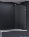 New Trendy Eventa Parawan nawannowy 90x150 cm z wspornikiem prostopadłym przejrzyste EXK-6997-WP