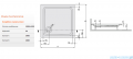 Sanplast Free Line brodzik kwadratowy B/FREE 100x100x5cm+stelaż 615-040-1040-01-000