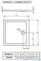 Radaway Fuenta New Kdj+S kabina 80x80x80cm lewa szkło przejrzyste + brodzik Doros C + syfon