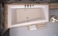 Besco Intima 150x85cm wanna asymetryczna lewa + obudowa + syfon #WAI-150-NLI/#OAP-150-INT/19975