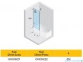 Riho Scandic NXT X108 parawan nawannowy lewy czarny 85x150cm G001139121