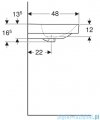 Geberit Smyle Square Umywalka 120x48cm 500.226.01.1