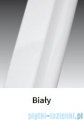 Novellini Parawan nawannowy AURORA 9 138x138cm profil biały szkło wzór piór AURORA93V-3A