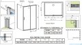 Radaway Premium Pro Black Kdj kabina 150x100cm prawa czarny mat/szkło przejrzyste 1015150-54-01R/1016100-54-01