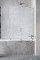Radaway Furo Brushed Nickel PND II parawan nawannowy 100cm prawy szczotkowany nikiel 10109538-91-01R/10112494-01-01