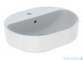 Geberit VariForm Umywalka owalna z półką, z przelewem 50x40cm KeraTect 500.775.00.2