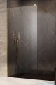 Radaway Modo New Gold II kabina Walk-in 120x200 złoty połysk/szkło przejrzyste 389124-09-01