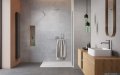 Radaway Modo New II Brushed Nickel z wieszakiem kabina Walk-in 120x200 szczotkowany nikiel 389124-91-01W