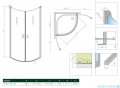 Radaway Nes PDD I kabina 90x90cm szkło przejrzyste 10020090-01-01L/10020090-01-01R