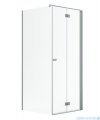 Radaway Nes Kdj B Brushed Nickel kabina 80x100cm prawa szczotkowany nikiel 10025080-91-01R/10039100-01-01