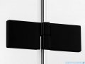 New Trendy Avexa Black parawan nawannowy 2-częściowy 100x150 cm lewy przejrzyste EXK-1982