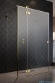 Radaway Essenza Pro Gold Kdj+S kabina 75x110x75cm lewa złoty połysk/szkło przejrzyste 10097311-09-01L/10098075-01-01/10098075-01-01