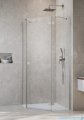 Radaway Essenza 8 Brushed Nickel Ptj kabina pięciokątna 80x80cm prawa szczotkowany nikiel 10490000-91-01R/10490100-01-01