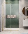 Radaway Furo Gold Walk-in kabina 160x200cm lewa szkło przejrzyste 10106838-09-01L/10110794-01-01