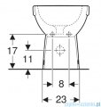 Geberit Selnova Compact bidet stojący biały 500.482.01.7